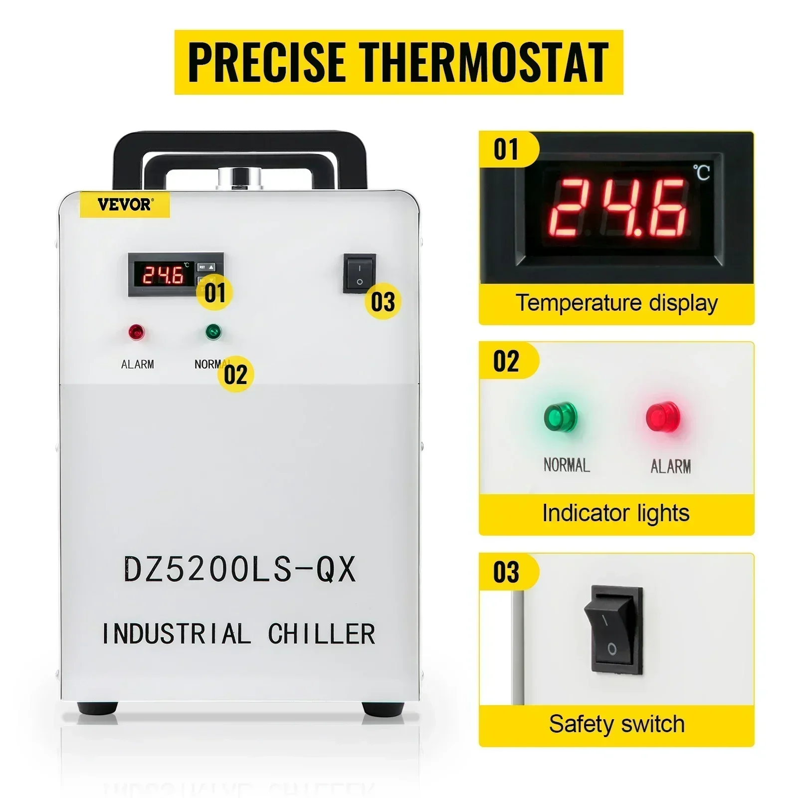 Refrigeratore d'acqua industri - Laser Industrial Chiller recensione e prezzo