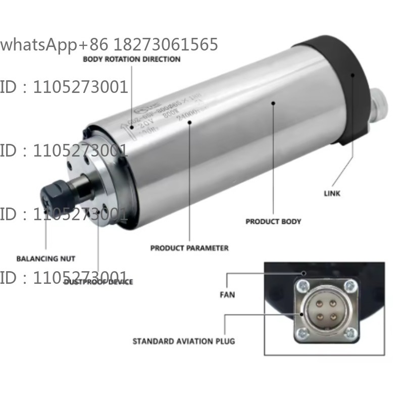 Motore mandrino raffreddato ad - Cnc Spindle Motor recensione e prezzo
